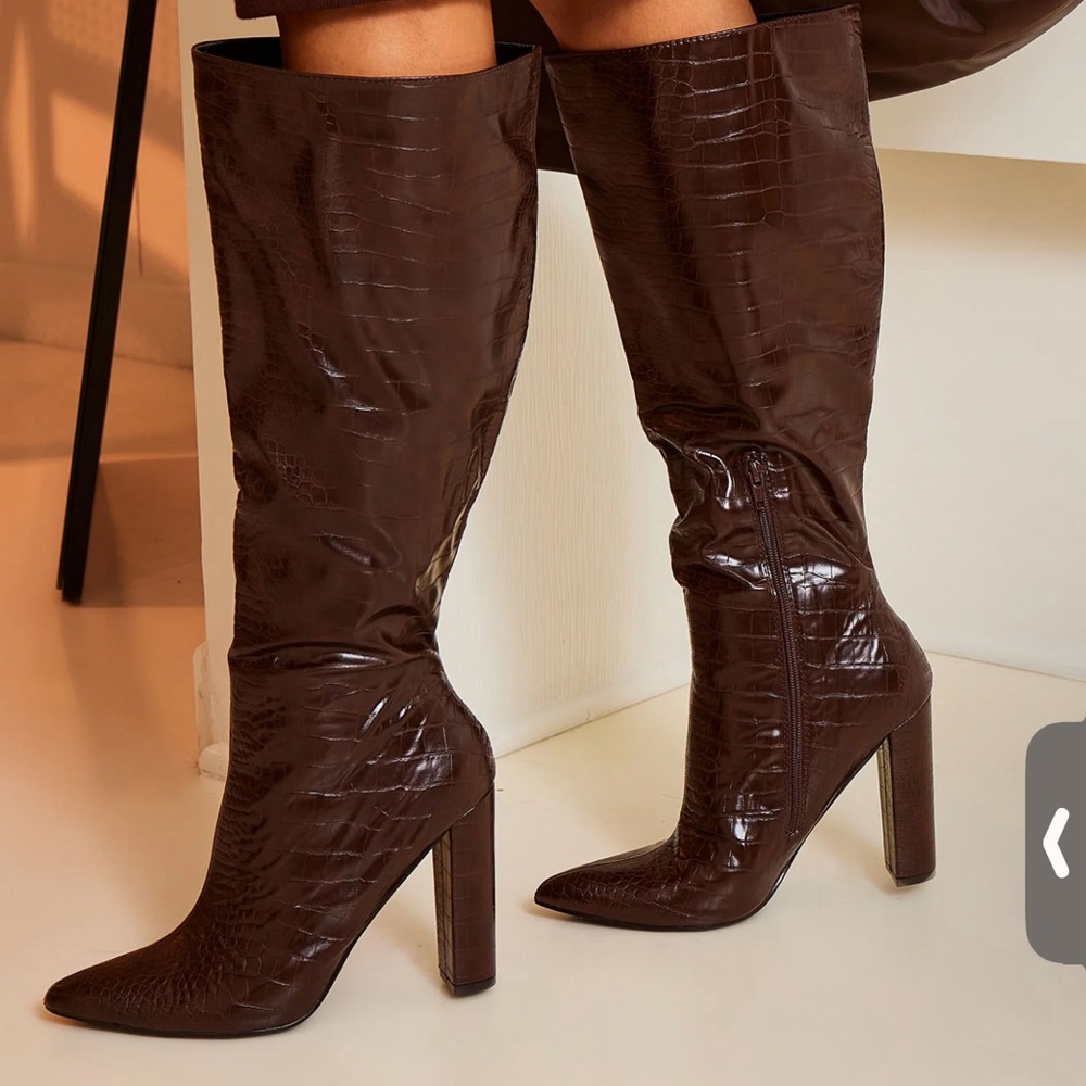 Pick up the phone boots from Fashion Nova